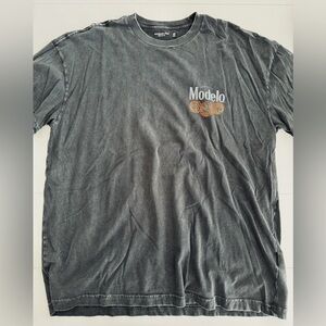 Abercrombie & Fitch XXL Modelo tee shirt gray vintage wash